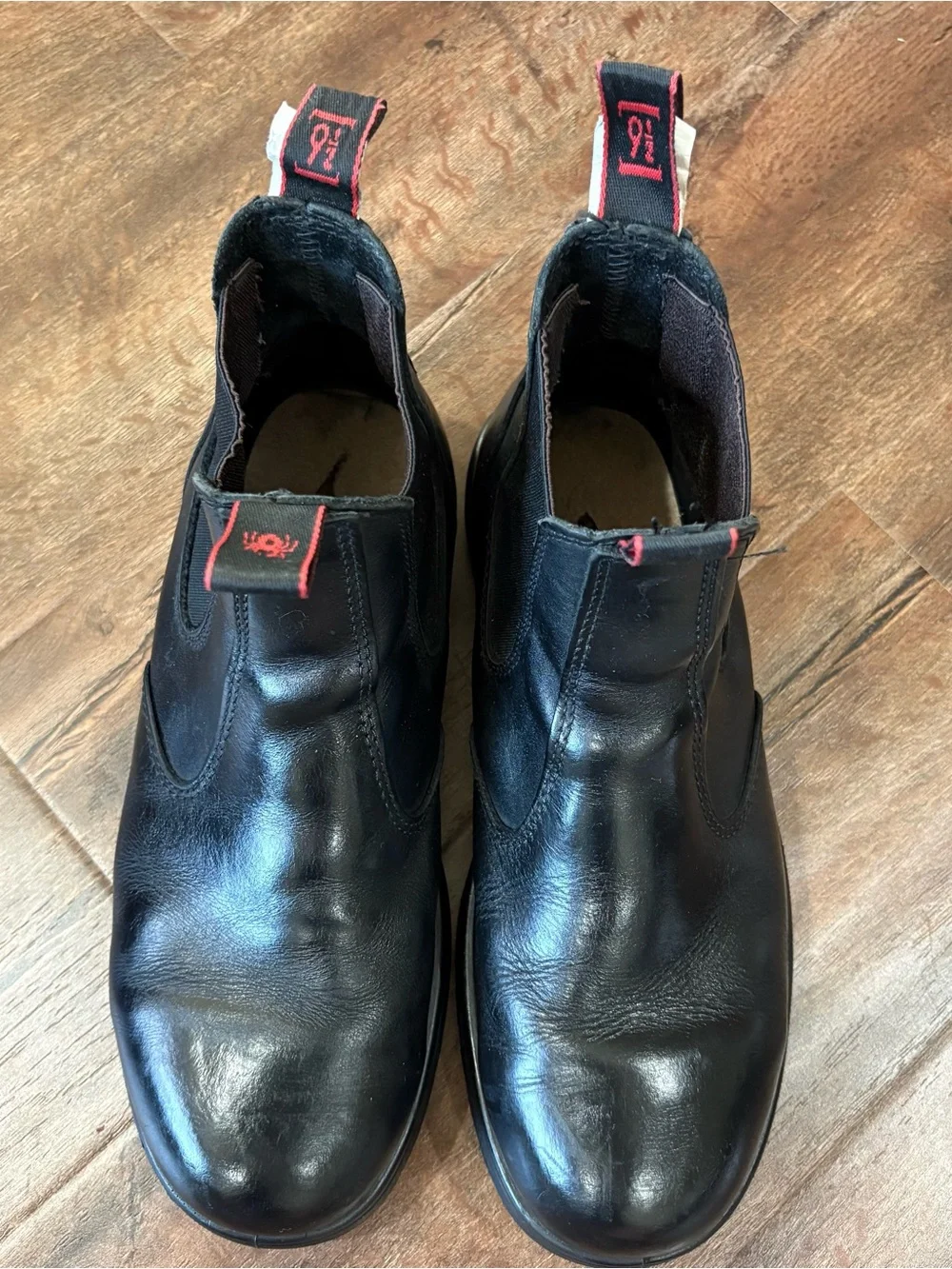 Redback Chelsea Work Boots Men’s US 10.5 AU 9.5 Black Leather Made Australia